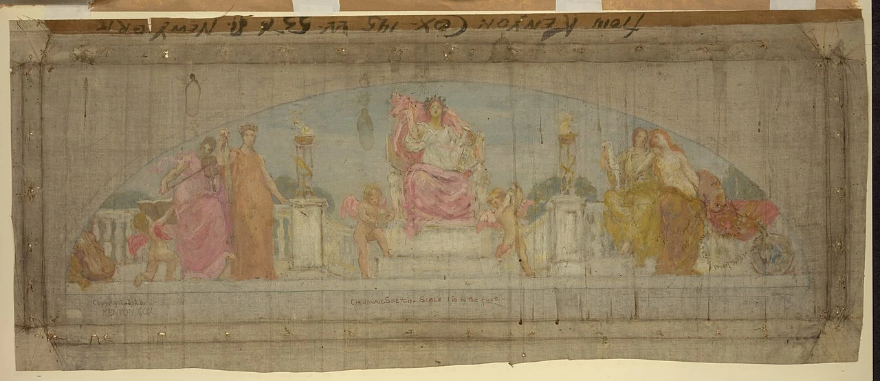 Le arti - decorazione per la Biblioteca del Congresso, Thomas Jefferson Building